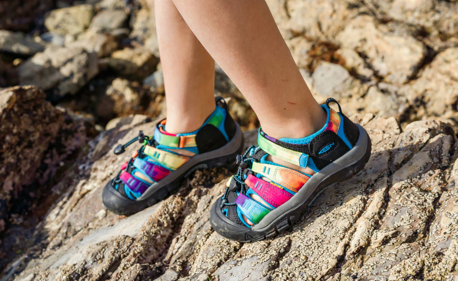 Little Kids' Newport H2  |  Black/Lime Green - Image 7