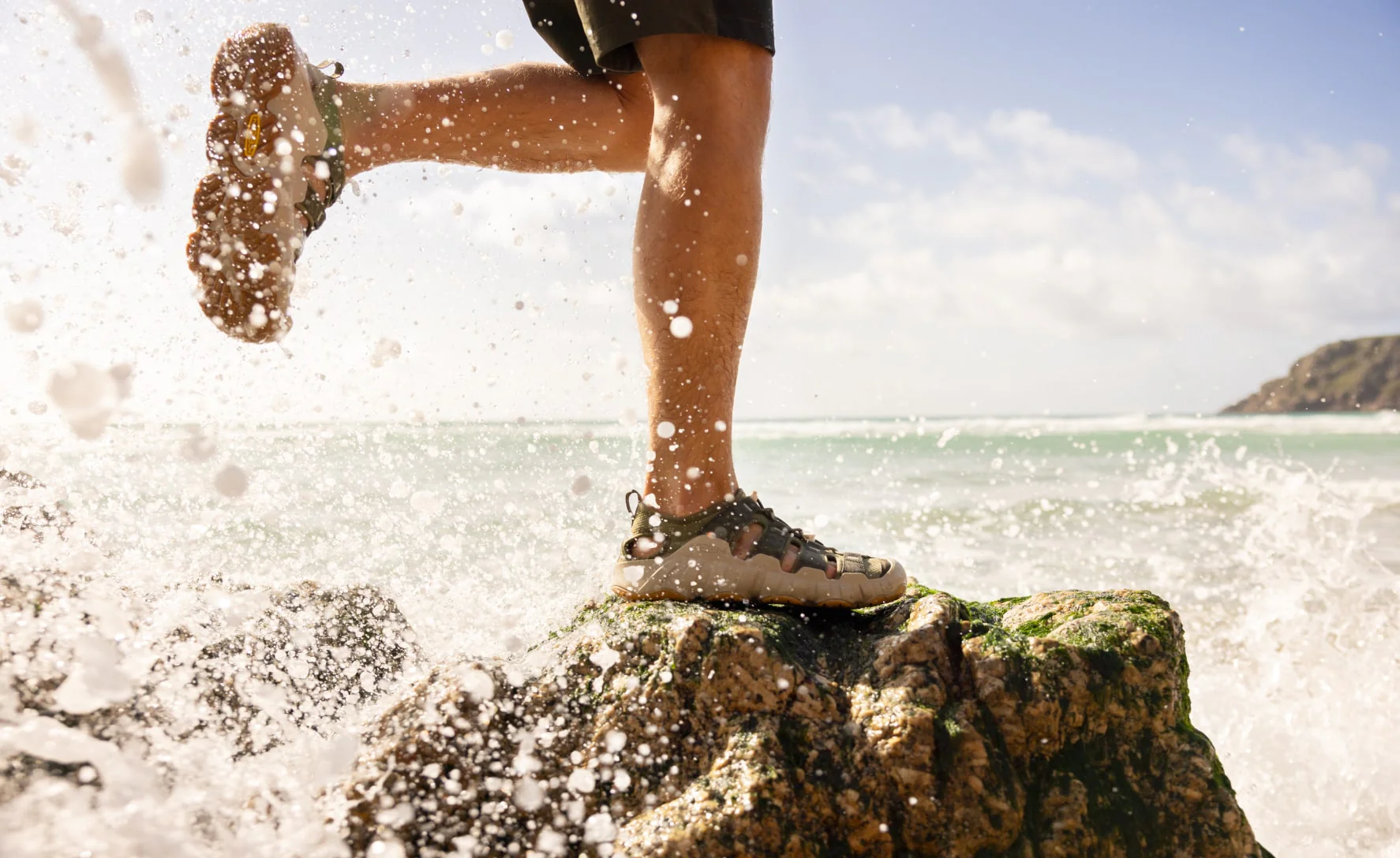 Men's Hyperport H2 Sandal  |  Abbey Stone/Golden Cypress - Image 7