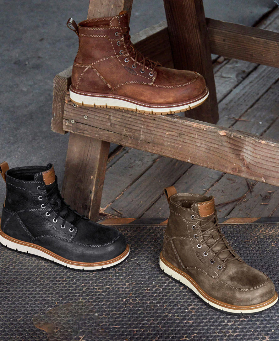 Men's San Jose 6" Boot (Aluminum Toe)  |  Black/Caramel Cafe - Image 8